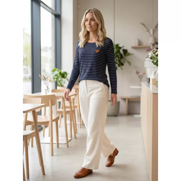  Tricou pentru femei cu mâneci lungi SAM 73 PAULA WT 836 ALBASTRU ÎNCHIS 