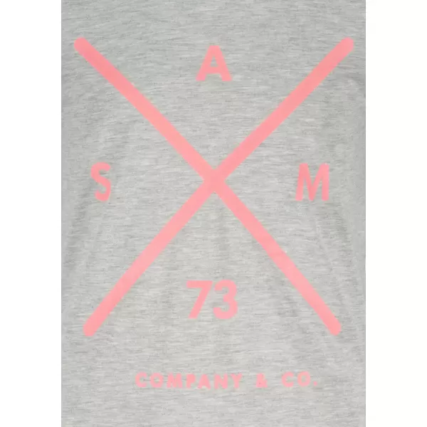  Tricou de fată cu mâneci scurte SAM 73 CAROLINE GT 554 GRI DESCHIS 