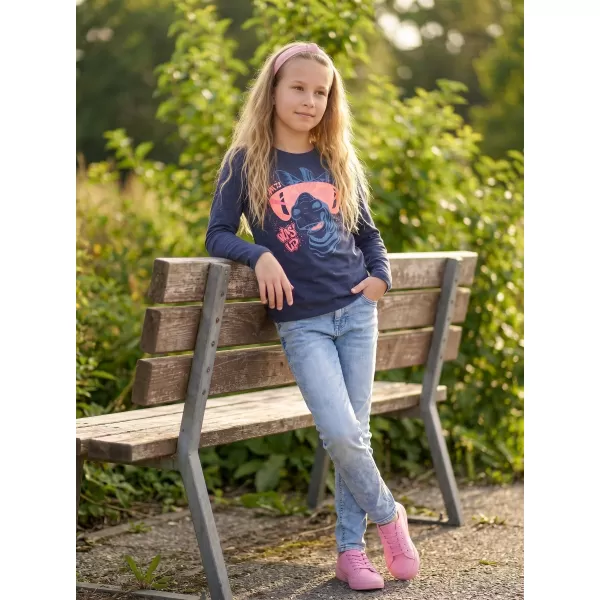  Tricou t -thirt cu mâneci lungi SAM 73 AGNES GT 555 ALBASTRU 