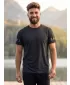Tricou pentru bărbați cu mâneci scurte SAM 73 MATTHEW MT 779 NEGRU