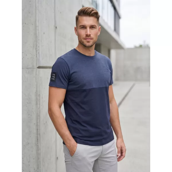  Tricou pentru bărbați cu mâneci scurte SAM 73 KILLIAN MT 781 ALBASTRU 
