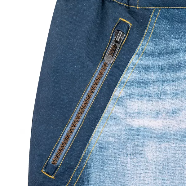  Pantaloni de schi pentru bărbați KILPI DENIMO-M QM0254KI ALBASTRU ÎNCHIS 