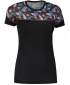 Bluză termică pentru femei SENSOR MERINO IMPRESS 21100008 NEGRU/FLORAL