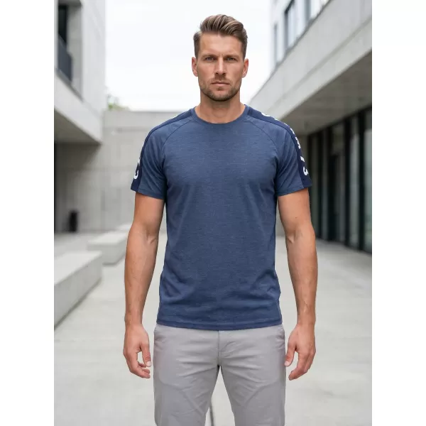  Tricou pentru bărbați cu mâneci scurte SAM 73 BONO MT 782 ALBASTRU 