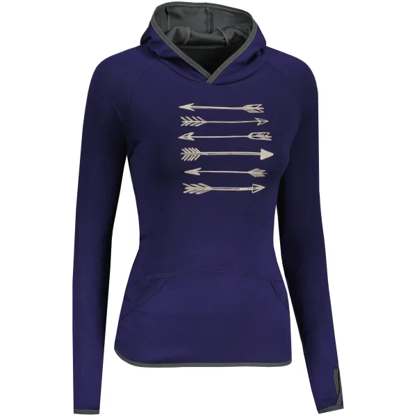  Hanorac de damă SENSOR MERINO UPPER ARROWS 21200041 DEEP BLUE 