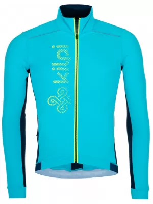 Tricou de ciclism pentru bărbați KILPI CAMPOS-M QM0115KI ALBASTRU
