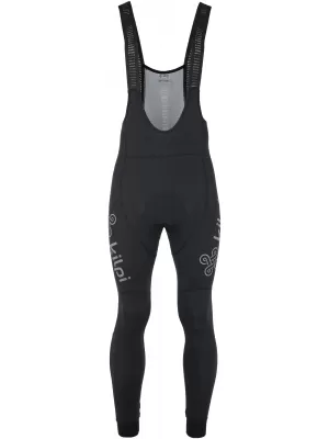 Pantaloni de ciclism pentru bărbați KILPI VALLEY-M QM0212KI NEGRU