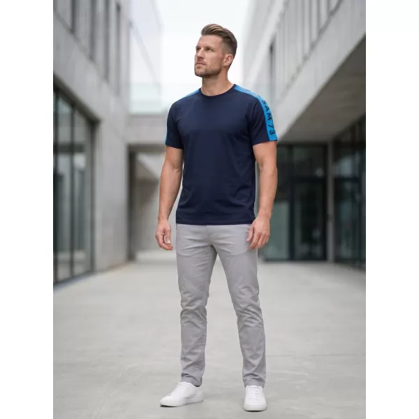  Tricou pentru bărbați cu mâneci scurte SAM 73 BONO MT 782 ALBASTRU ÎNCHIS 