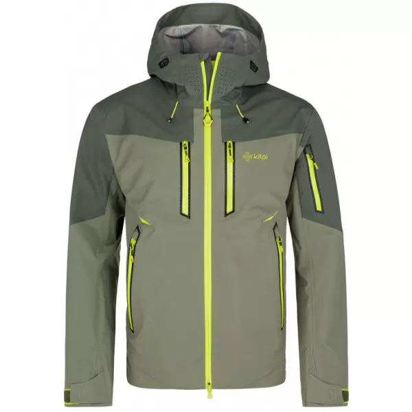  Jachetă hardshell pentru bărbați KILPI HASTAR-M QM0101KI KAKI 