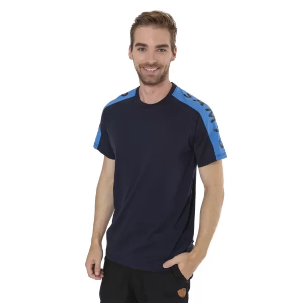  Tricou pentru bărbați cu mâneci scurte SAM 73 BONO MT 782 ALBASTRU ÎNCHIS 