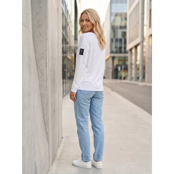  Tricou pentru femei cu mâneci lungi SAM 73 VIRGINIA WT 832 ALB 