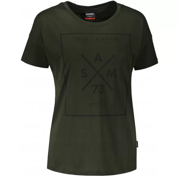  Tricou pentru femei cu mâneci scurte SAM 73 TANYA WT 826 ARMATĂ 