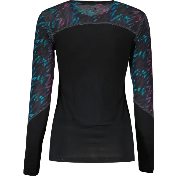  Bluză termică pentru femei SENSOR MERINO IMPRESS 21200018 NEAGRĂ/STRIPES 