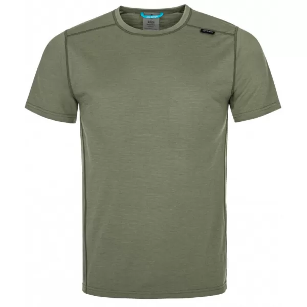  Tricou funcțional pentru bărbați KILPI MERIN-M QM0310KI KAKI 