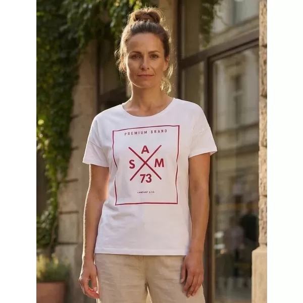  Tricou pentru femei cu mâneci scurte SAM 73 TANYA WT 826 ALB 