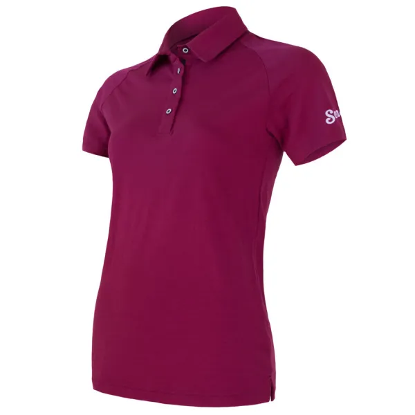  Tricou polo de damă SENSOR MERINO ACTIVE POLO 19100005 LILA 