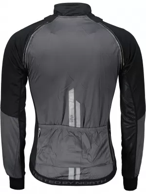 Jachetă softshell pentru bărbați KILPI ZAIN-M QM0110KI GRI ÎNCHIS