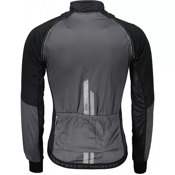  Jachetă softshell pentru bărbați KILPI ZAIN-M QM0110KI GRI ÎNCHIS 