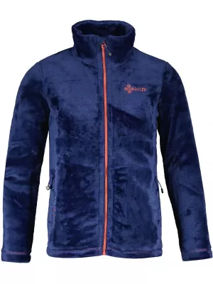 Hanorac fleece pentru fetiță KILPI ERIN-JG QJ0422KI ALBASTRU ÎNCHIS