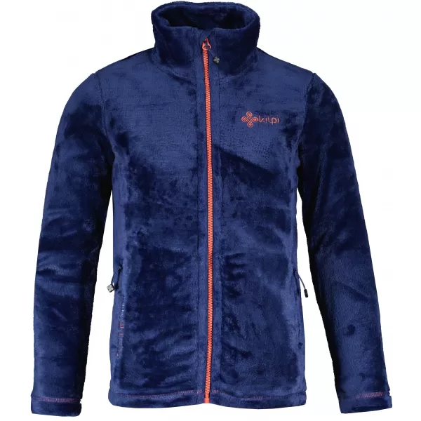  Hanorac fleece pentru fetiță KILPI ERIN-JG QJ0422KI ALBASTRU ÎNCHIS 