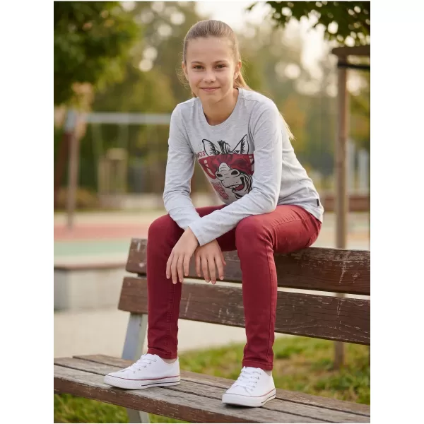  Tricou t -thirt cu mâneci lungi SAM 73 AGNES GT 555 GRI DESCHIS 