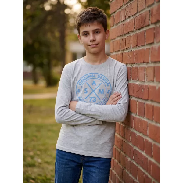  Băiat t -hirt cu mâneci lungi SAM 73 SASHA BT 552 GRI DESCHIS 