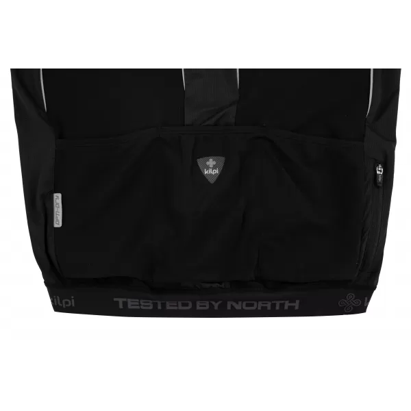  Tricou de ciclism pentru bărbați KILPI CAMPOS-M QM0115KI NEGRU 