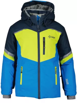 Geaca de schi pentru baieti KILPI FERDEN-JB QJ0470KI VERDE DESCHIS