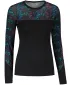 Bluză termică pentru femei SENSOR MERINO IMPRESS 21200018 NEAGRĂ/STRIPES