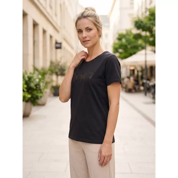  Tricou pentru femei cu mâneci scurte SAM 73 JOHANNA WT 835 NEGRU 