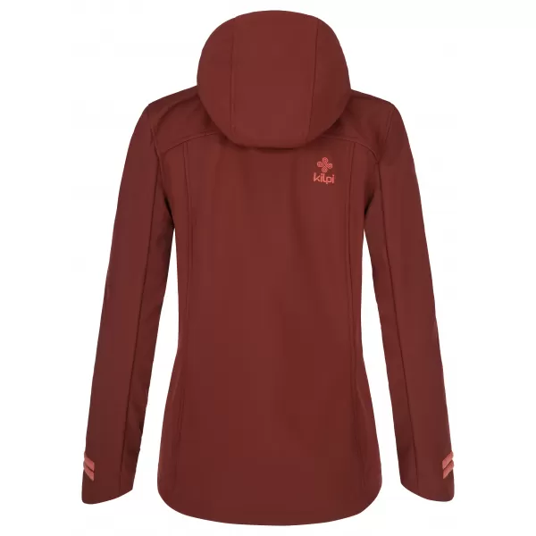  Jachetă softshell pentru femei KILPI RAVIA-W PL0035KI ROȘU ÎNCHIS 