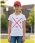 Tricou de fată cu mâneci scurte SAM 73 CAROLINE GT 554 ALB