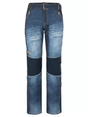 Pantaloni de schi pentru femei KILPI JEANSO-W QL0257KI ALBASTRU