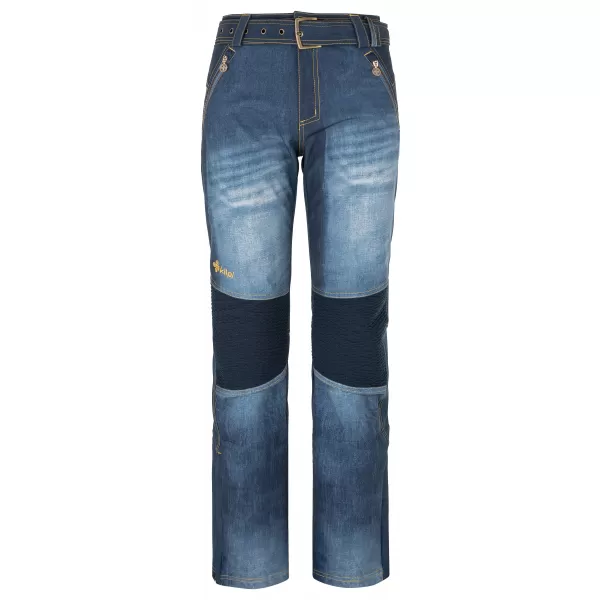  Pantaloni de schi pentru femei KILPI JEANSO-W QL0257KI ALBASTRU 