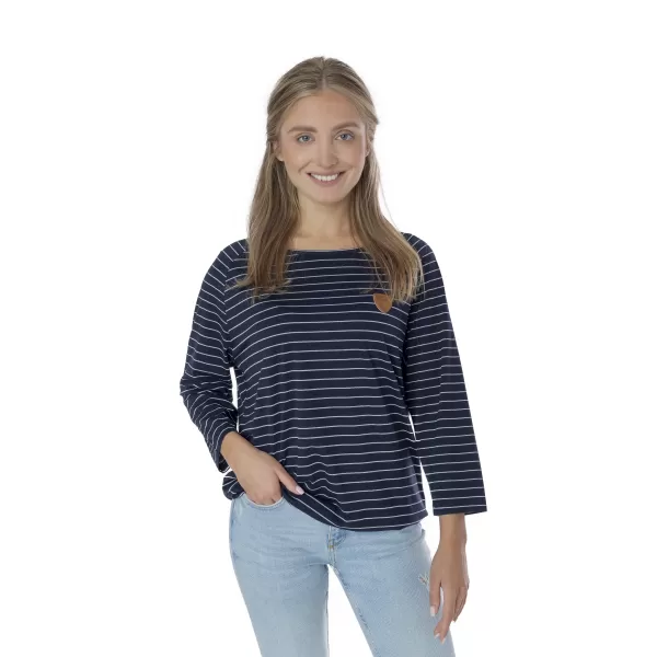  Tricou pentru femei cu mâneci lungi SAM 73 PAULA WT 836 ALBASTRU ÎNCHIS 