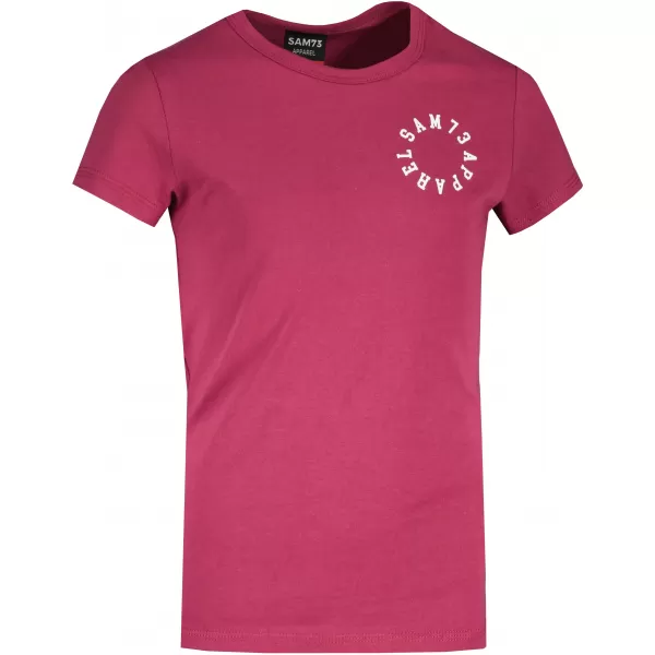  Tricou de fată cu mâneci scurte SAM 73 LEONI GT 553 ROZ ÎNCHIS 