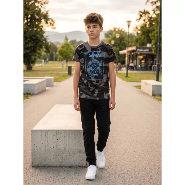  Băiat t -hirt cu mâneci scurte SAM 73 TOBY BT 549 NEGRU 