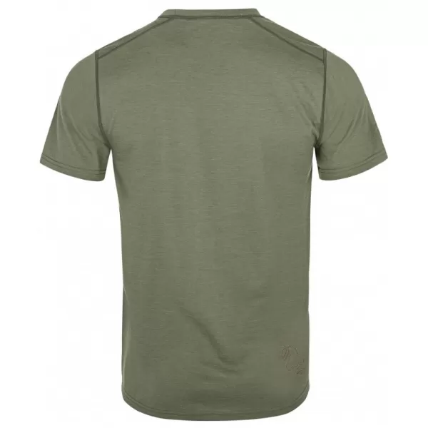  Tricou funcțional pentru bărbați KILPI MERIN-M QM0310KI KAKI 