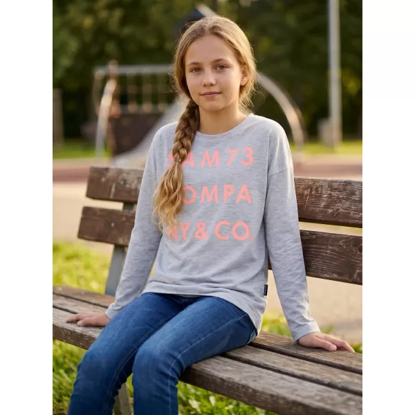  Tricou t -thirt cu mâneci lungi SAM 73 KAT GT 557 GRI DESCHIS 