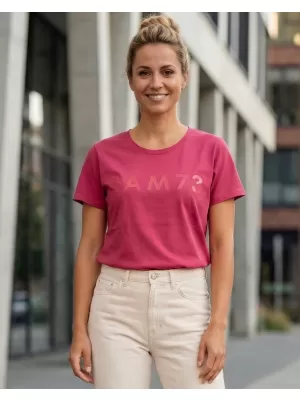 Tricou pentru femei cu mâneci scurte SAM 73 JOHANNA WT 835 ROZ ÎNCHIS