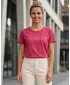 Tricou pentru femei cu mâneci scurte SAM 73 JOHANNA WT 835 ROZ ÎNCHIS