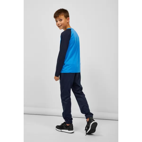  Tricou băiat cu mâneci lungi SAM 73 JACK BT 553 ALBASTRU STRĂLUCITOR 