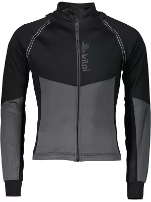 Jachetă softshell pentru bărbați KILPI ZAIN-M QM0110KI GRI ÎNCHIS