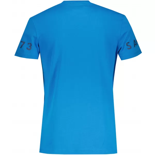  Tricou pentru bărbați cu mâneci scurte SAM 73 MATTHEW MT 779 ALBASTRU STRĂLUCITOR 