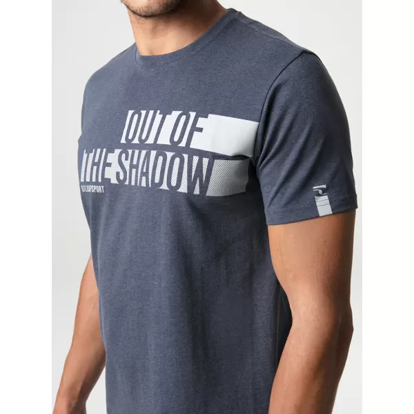  Tricou pentru bărbați LOAP BOBBY EVIDENȚIERI ALBASTRE 