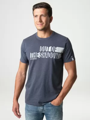 Tricou pentru bărbați LOAP BOBBY EVIDENȚIERI ALBASTRE