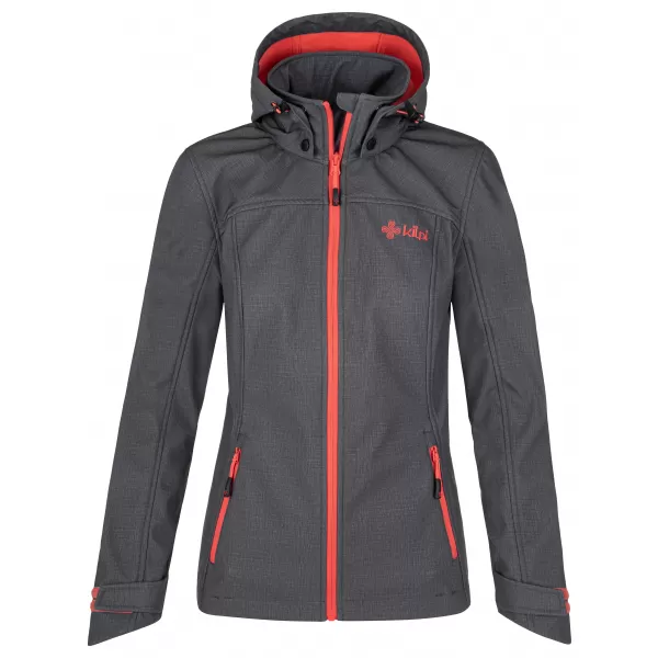 Jachetă softshell pentru femei KILPI RAVIA-W PL0035KI GRI 