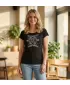 Tricou pentru femei ALTISPORT ALW125122 NEGRU ROZ