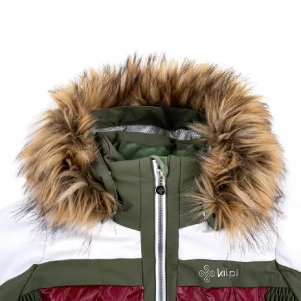  Jachetă de schi pentru femei KILPI ELZA-W QL0154KI KAKI 