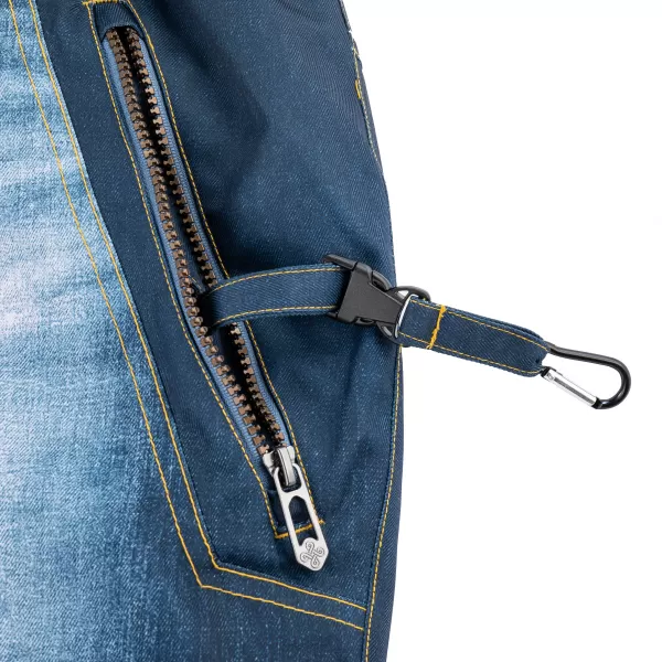  Pantaloni de schi pentru bărbați KILPI DENIMO-M QM0254KI ALBASTRU ÎNCHIS 